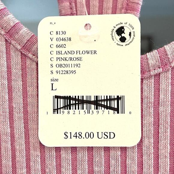 Free People Drops Of Venus Midi Dress Pink Size Large Vacation Spring Summer NWT - Picture 6 of 9